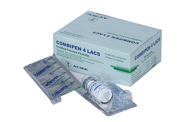 COMBIPEN 4 LACS Procaine Penicillins Benzyl Penicillins - Alturath Medical